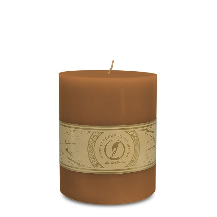 свеча цилиндр d120р150 коричневый