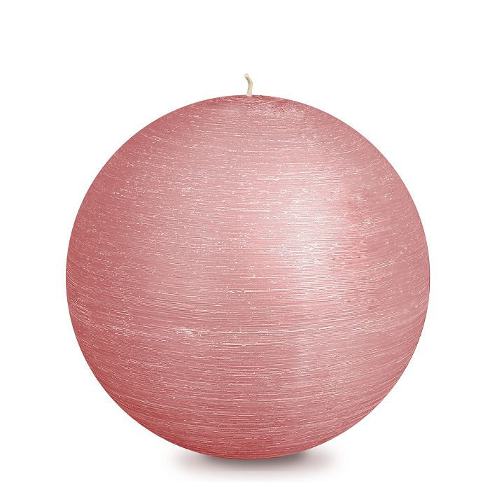 свеча шар d150 розовый